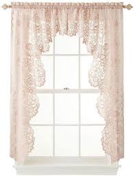 Jcpenney Jcp Home Hometm Shari 2 Pack Lace Rod Pocket Cascade Valance Luxury Curtains Floor Seating Living Room Lace Curtains