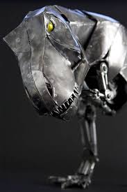Not only will guests of your home think you are a deadly hunter, but they'll. Scrap Yard Tyrannosaurus Rex Geekpr0n Metal Art Sculpture Metal Art Scrap Metal Art