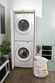 Cabinets to hide washer and dryer. Hidden Washer And Dryer Cabinet A Beautiful Mess