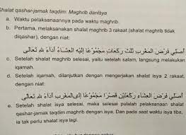 Misal shalat zuhur dengan shalat ashar dikerjakan di waktu shalat zuhur. Niat Salat Jamak Taqdim Magrib Dengan Isya Brainly Co Id