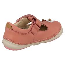 Details About Clarks Girls First Walking Shoes Softly Blossom