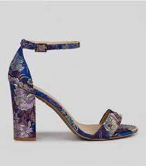 Make a statement this season in our floral heels. Blue Floral Brocade Heels New Look Fashionista Shoes Heels Shoes Heels Classy