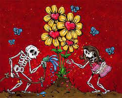 Seeds Of Love Day Of The Dead Art David Lozeau David Lozeau Art