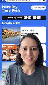 Prime Day’s almost over — don’t let your future vacay drag you for missing  these deals 💅✈️, NerdWallet’s travel editor Meghan Coyle found the good  stuff:, 🧳 Hotels up to 20% off, 📍Apple AirTags = less ...