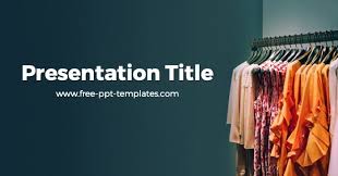 Clothing Powerpoint Template Is A Green Template With A Background Image Of Clothes In Wardrobe Powerpoint Background Templates Powerpoint Templates Powerpoint