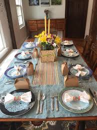 Beautiful Seder Table Setting From My Friend Robin Heartistry Info Seder Table Passover Seder Table Table Settings