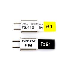 Dual 75 Mhz Crystal Set 1 X Tx Xtal 1 X Rx Xtal