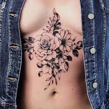 Floral Sternum Tattoo Tattoo Ideas And Inspiration Valery Tattoo Permanent Tattoo Tattoos Chest Tattoos For Women