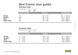 Ikea nut sleeve #100514 ) $6.99. Ikea Bed Frame Size Guide