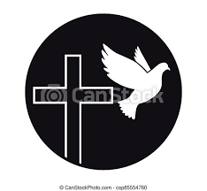 1920x1200 download holy spirit wallpaper for desktop. Dove Flying With A Symbol Of Religion Cross Dove Of Peace Vector Holy Spirit Church Logo Dove Flying With A Symbol Of Canstock