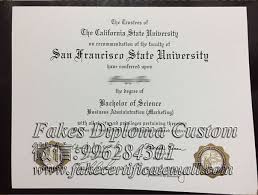 College Of Business San Francisco State University Fake Diploma College Fake Degree Transcript Fakecertificatemall Com