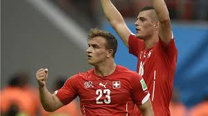 Switzerland stars granit xhaka and xherdan shaqiri will not be suspended for world cup games for xhaka's and shaqiri's goals in a dramatic comeback win over serbia on friday were two of the most. Elf Bundesliga Legionare Im Schweizer Euro Aufgebot Goal Com