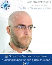 Längere Bildschirmarbeit verändert das Sehverhalten erheblich. Die  reduzierte Lidschlagfrequenz beeinträchtigt die Stabilität des Tränenfilms 