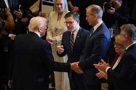 So far Congress has stayed out of Trump's way, but pressure tests lie ahead : NPR