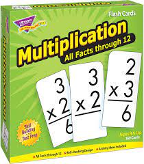 Multiplication with multipliers up to 12. Amazon Com Trend Enterprises Inc Multiplication 0 12 All Facts Skill Drill Flash Cards Set Of 169 Cards 6 X 3 X 6 5 53203 Toys Games