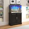 This coffee table comes with all the filters your fish might need and it will not even be disturbed that they're living in a coffee table. 1