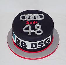 Audi Number Plate Birthday Cake By Evarose Cakes Retirement Cakes Cake Birthday Cake