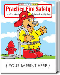 Download or print this amazing coloring page: Practice Fire Safety Coloring Activity Book