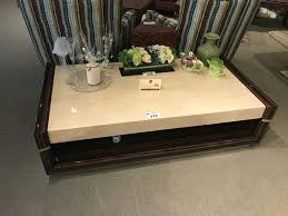 Granite tops can be smooth or rough on the surface, so keep in mind the intended use of the coffee table. Zebra Wood And Granite Top Coffee Table