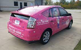 Full Body Vehicle Wrap Custom Made In Conroe Tx For Genie Maids Car Wrap Vehicles Wrap
