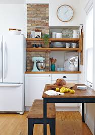 First, try painting small cabinets white. 25 Eat In Kitchens Perfect For Casual Family Dining Better Homes Gardens