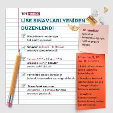 Açıktan lise eğitimlerine devam eden adaylar için milli eğitim bakanlığı tarafından düzenlenen açık lise (aöl) 2. Liselerde Sinavlar Yeniden Duzenlendi Son Dakika Haberleri