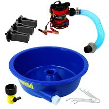 Mini pocket sluice box for gold prospecting 14× 8 inch gold master 3d printed. Blue Bowl Concentrator Kit With Pump And Leg Levelers Gold Mining Equipment For Sale Online Ebay