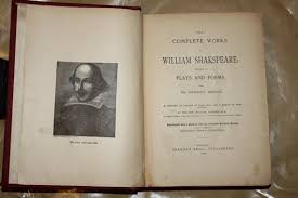 The Complete Works Of William Shakespeare Vintage Book Antique Book 1890 Antique Shakespeare Dark Red Autumn Dec Vintage Book Antique Books Vintage Books