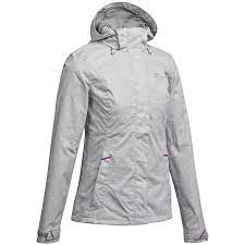 Caban femme blouson femme manteau femme vêtements d'extérieur femmes veste de ski manteau imperméable avec capuche cape pluie coupe vent veste fila de pluie femme poncho. Veste Impermeable De Randonnee Montagne Mh100 Femme Quechua Decathlon