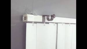 Hang Curtains Over Vertical Blinds With The Nono Bracket Vertical Blinds Curtains Curtains With Blinds Diy Blinds