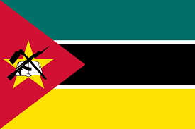 The white stripe represents allies; Mozambique National Flag History Facts Flagmakers