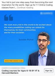 Google ceo sundar pichai questioned on tracking of users' locations. How Sundar Pichai Is Being Used Unofficially To Promote Online Coding Classes The News Minute