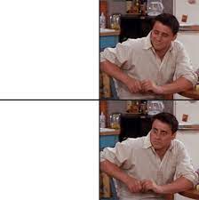 Specially for all the fans of friends out there! Download Plain Meme Of Matt Leblanc In Friends Tv Series Movie With Tags Surprised Joey Shock Ambarappu Njettal Delayed Reaction Joey Tribbiani