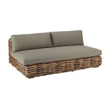 Ebay kleinanzeigen palettensofa, loungemöbel, gartensofa, europalletten. 3 Sitzer Gartensofa Aus Rattan St Tropez Maisons Du Monde