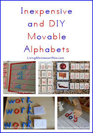 Inexpensive And Diy Movable Alphabets Montessori Materials Montessori Preschool Diy Sandpaper Letters