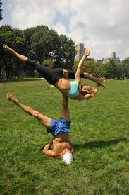 Zoom Photo Partner Yoga Partner Yoga Poses Couples Yoga