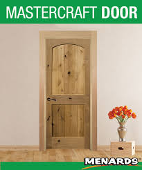 Mastercraft Ready To Finish Knotty Alder Arched Raised Plank 2 Panel Interior Door System In 2020 Sliding Patio Doors Patio Doors Exterior Doors