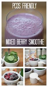 Mixed Berry Smoothie With Images Pcos Recipes Pcos Diet Support Mixed Berry Smoothie