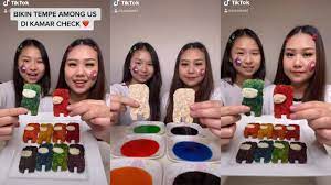 Tempe tahu kukus tempe penyet kukus tahu kukus untuk diet pepes tahu masakan tahu tempe sederhana · nugget tahu tempe kukus panggang/goreng endeus. Ada Ada Aja Netizen Bikin Tempe Dengan Bentuk Dan Warna Mirip Among Us Diadona Id