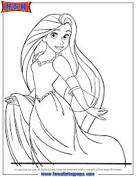 Other than that, some other characters in tangled are also interesting to be colored. Rapunzel From Tangled Cartoon Coloring Page Hm Coloring Pages Tangled Coloring Pages Cartoon Coloring Pages Rapunzel Coloring Pages