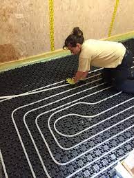 A floor heated basement can double your living space. Floor Heating System Floor Heating Systems Heating Systems Basement Flooring Options