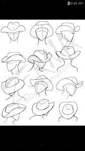 How To Draw Cowboy Hats Dessin Chapeau De Cowboy Dessin Art Dessin