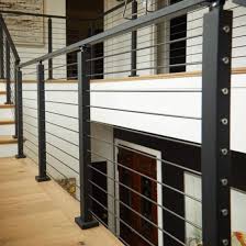 These products are equipped with good tensile compression and impact resistance alibaba.com offers different varieties of. China Unikim Diy Interior Black Stainless Steel Stair Cable Deck Railing System China Railing System Stair Railing Handrail