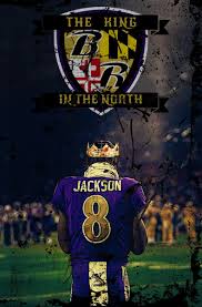#lamar jackson #baltimore ravens #i know y'all don't come here for this but: On Twitter Here You Go Ravensflock I Was Bored And It Turned Into A Lamar Jackson Wallpaper
