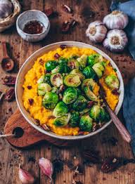 Kurbis Risotto Mit Rosenkohl Vegan Glutenfrei Einfach Bianca Zapatka Rezepte Recipe Pumpkin Risotto Vegan Pumpkin Veggie Risotto