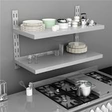 Maybe you would like to learn more about one of these? 2 Tier Floating Wall Shelf Stainless Steel 100x30 Cm