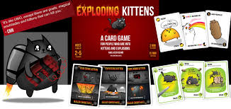 Once we do decide to play all 4 or 5 and will need them all we will just use a baseball card or something until i can find it. Exploding Kittens Card Game Review How To Play Rules Strategy 2021