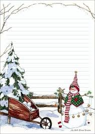 Pismo Dedu Morozu Christmas Writing Paper Christmas Stationery Christmas Stationary