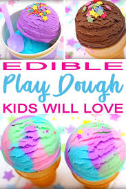Edible Playdough Yes Ice Cream Playdough Recipes Fun And Easy Homemade Playdough R Homemade Playdough Recipe Easy Homemade Playdough Recipe Edible Playdough