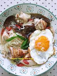 cuisine paradise singapore food blog recipes reviews and travel recipes sesame chicken mee suah 麻油鸡面线 sesame chicken chicken recipes cooking recipes